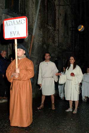 adamo eva alatri venerdi santo 2004